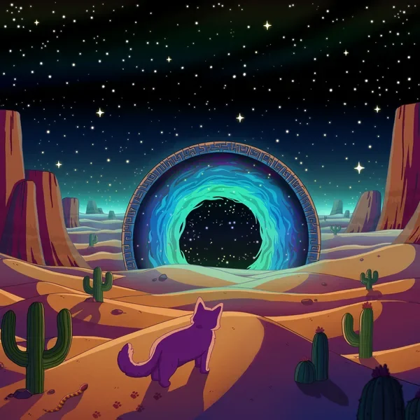 Sands of Time cover art by Purrple Cat